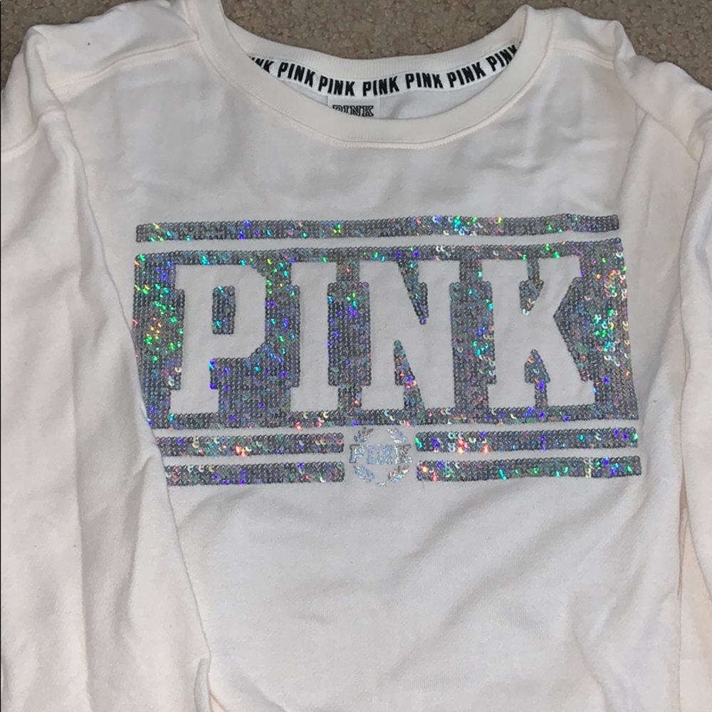 VS pink long sleeve shirt